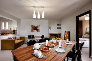 Dining and living room