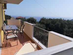 Vista a la playa o el mar