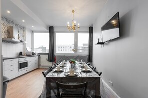 Living Room Dining area and sleeping Room