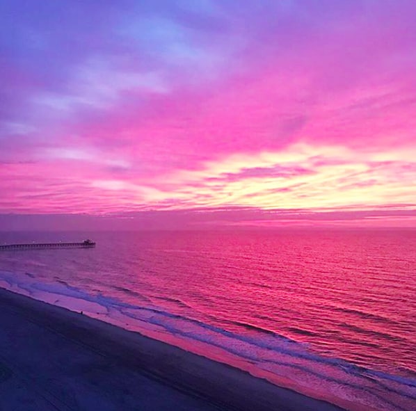 This breathtaking photo was taken one morning off my balcony! No filter!