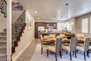 Open concept layout perfect for groups seat 10 comfortably
