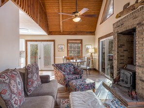 Living Room and Wood Burning Stove