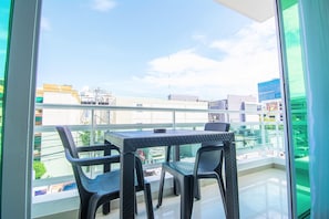 The private balcony