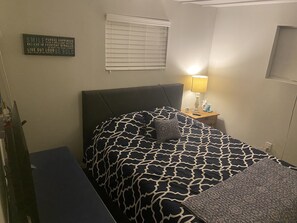 Back room with queen bed