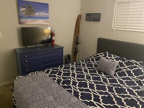Back room with queen bed