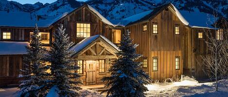 Front Exterior - Four Pines 06 - Teton Village, WY - Luxury Villa Rental