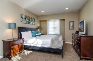 Master bedroom with king bed