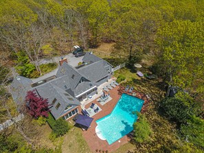 Secluded lot surrounded by lush green woodlands