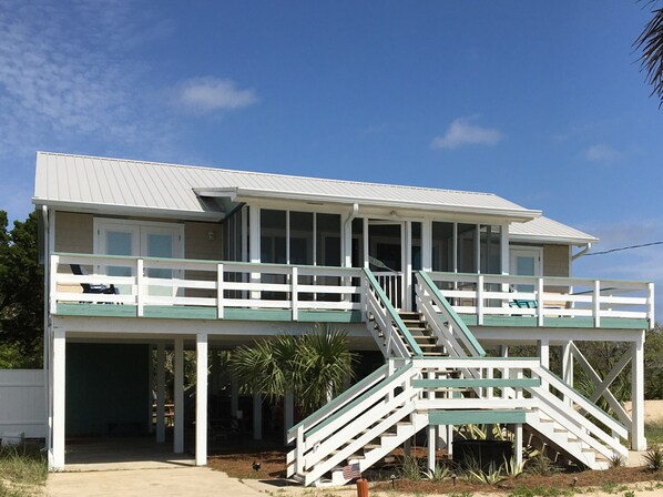Relax and Enjoy old Florida Beach Living in this conveniently located home.
