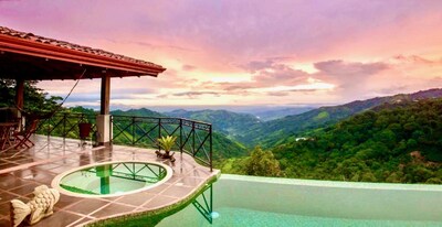Absolutely stunning views of the Pacific & Gulf of Nicoya from our pool, terrace