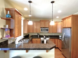 Kitchen With Bar Seating