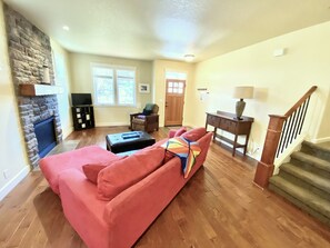 Living Room with Fireplace