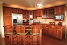 Full Kitchen will delight the most discriminating chef!  Ocean Views from stove!