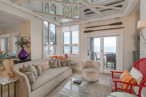 Living Room with Two Large Sofas