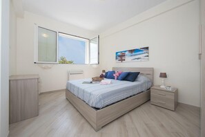 Large bedroom with wardrobe