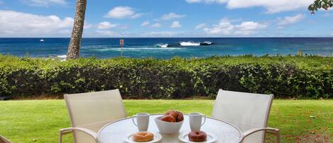 Poipu Kapili Resort #12 - Oceanfront Lanai View - Parrish Kauai