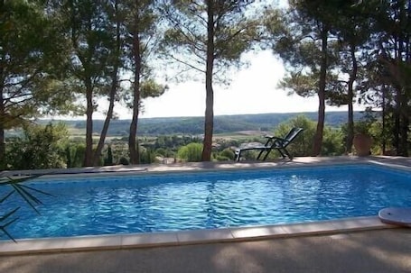 vue panoramique de la piscine