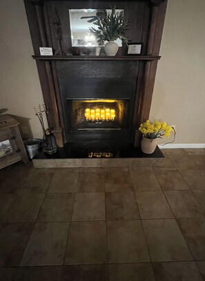 Faux Flame Fireplace