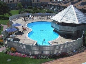 In addition to being on a Salt Water Beach the complex has a luxurious pool