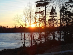 An evening Sunset on the Lake