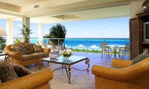 Living Room view of Grace Bay