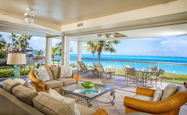 Living Room view of Grace Bay