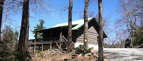 Approaching the cabin