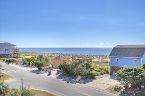 Utsikt mot havet/stranden