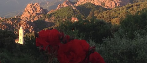 rez de jardin avec vue sur les calanches