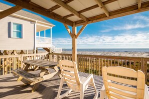 Partially Covered Porch / View