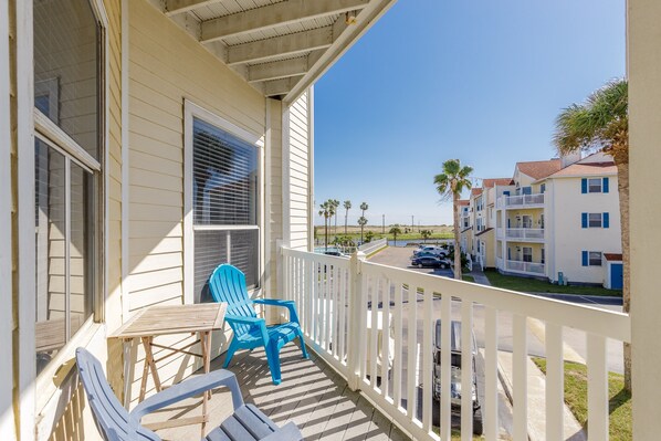 Step out for some fresh air or soak up the sun on your private balcony