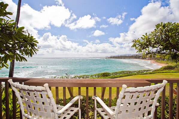 Sit and enjoy the breathtaking ocean view.