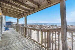 Partially Covered Deck / View