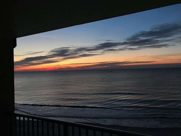 The most amazing complimentary sunrises will great you most mornings 