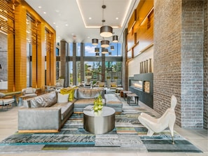Sala de estar en el lobby