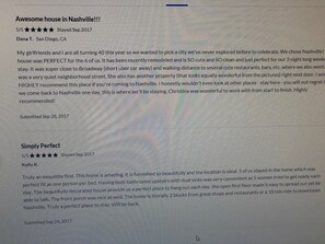 Reviews from past guests :)