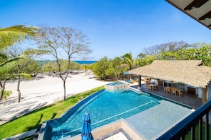 Surround yourself with white sand and turquoise waters in this unique and private beachfront paradise