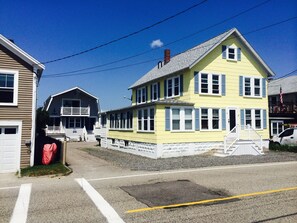 Side view of 80 Atlantic: Parking along side and in back of home