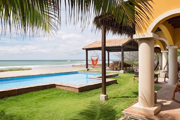 Pool overlooking the ocean