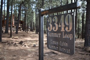 Look for the sign right after you turn left on Summer Loop