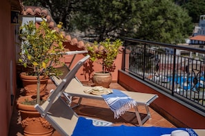 Private terrace. A parasol will be provide during your stay