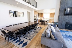 Large Grand Table that seats 14.