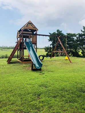 Outdoor kid's play area

