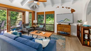 Kahala at Poipu Kai #121 - Living Room - Parrish Kauai
