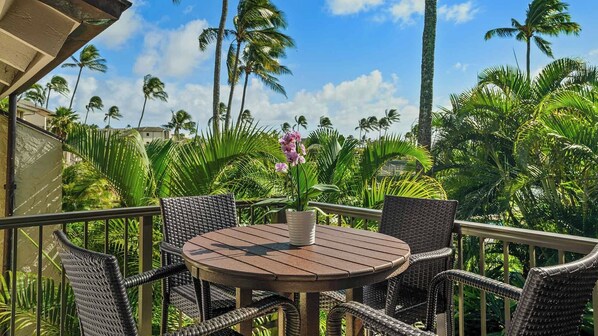 Kahala at Poipu Kai #121 - Garden Dining Lanai - Parrish Kauai