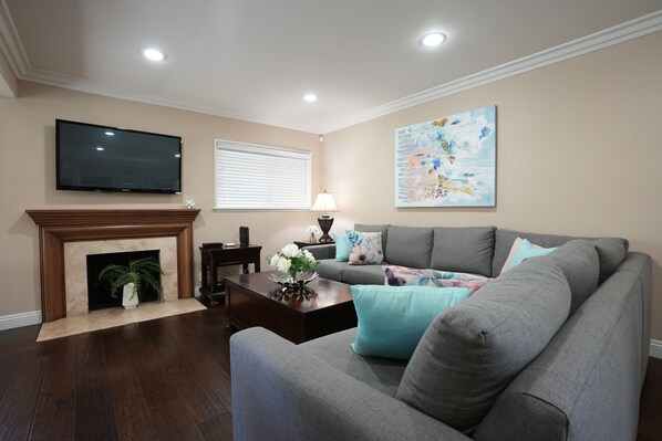 Open Concept Living and Dining Room