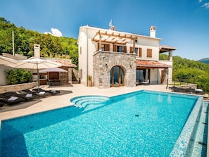 Eigentum, Gebäude, Schwimmbad, Haus, Grundeigentum, Estate, Villa, Azurblau, Villa, Zuhause