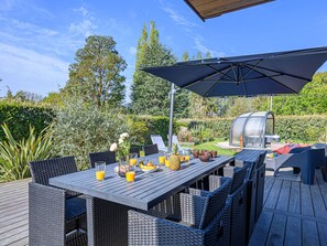 Table, Property, Furniture, Sky, Botany, Cloud, Outdoor Table, Outdoor Furniture, Shade, Chair