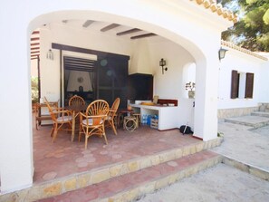 Covered terrace