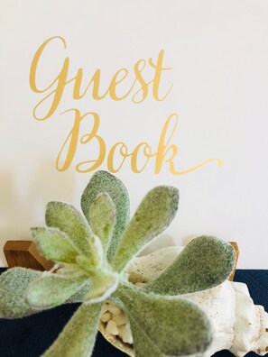 Guests are the best! Please leave a note.